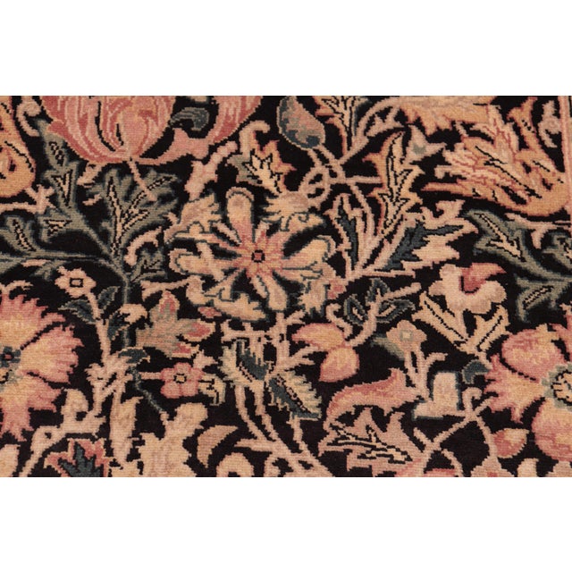1990s Pak-Persian Black/Red Wool Rug - 8'1'' X 10'1'' For Sale - Image 5 of 9