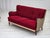 Danish 3-Seater Sofa in Red/Beige Furniture Wool, 1950s For Sale - Image 14 of 18