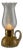 Art Deco Murano Gold Glass Table Lamp by Archimede Seguso, 1940s For Sale