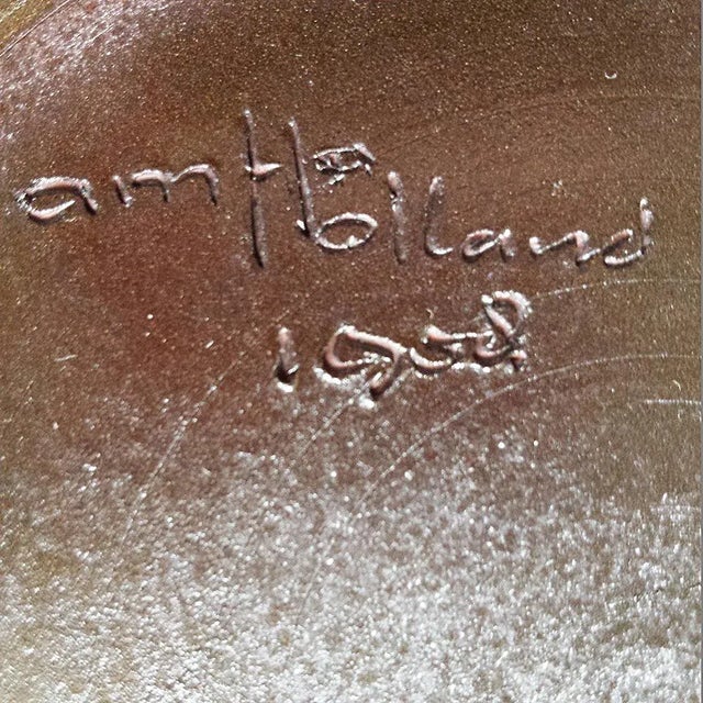 Wall Plate from Amha Holland, 1950s For Sale - Image 5 of 6