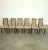Dimensions: H 37” x W 17” x D 21.7” x SH 19” Set of 6 French dining chairs with solid oak frame. Original upholstered...
