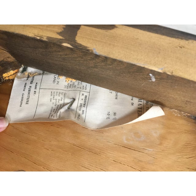 Mid Century Modern White Vinyl Dining Chairs Set of 5 For Sale - Image 9 of 12