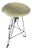 Vintage Industrial Bar Stool with Tractor Seat by Yasu Sasamoto for Dulton For Sale