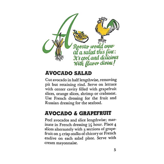 "The Abc of Salads" 1958 For Sale - Image 4 of 8