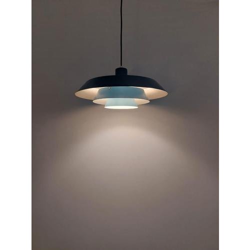 Troika Pendant Lamp by Bent Karlby for Lyfa, 1960s For Sale - Image 3 of 7