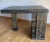 Wood 1940s Mid Century Vintage Bauhaus Arts + Crafts Black Cerused Oak With Stylized Botanical Hand Carved Pillar and Pulls For Sale - Image 7 of 12