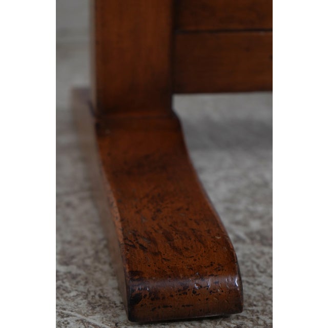 Wright Table Co Walnut Drop Leaf Table For Sale - Image 13 of 17