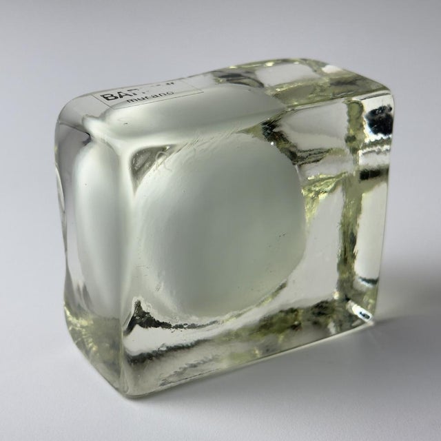 Vintage Murano Glass Ashtray from Alfredo Barbini, Italy, 1980s For Sale - Image 9 of 15