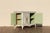 Charming vintage hand-painted sideboard buffet dating to the 1940s, featuring beautifully aged decorative artwork and a...