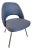 Knoll Saarinen Executive Side Chair in Blue Pattern For Sale