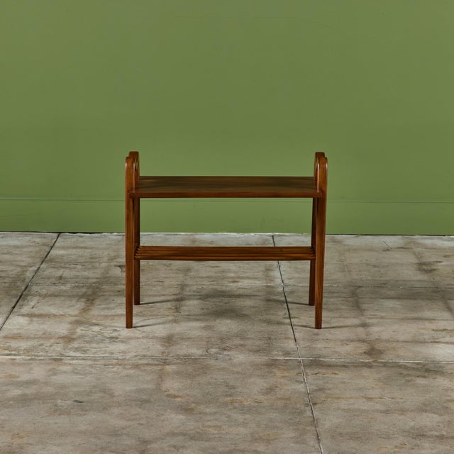 Ico Parisi Style Two-Tier Side Table For Sale - Image 9 of 12