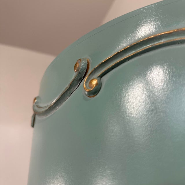 Vintage Italian Style Table Lamp Carved Giltwood Hollywood Regency For Sale - Image 11 of 12