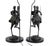 Contemporary Mid 20th Century Charming Pair of Bronze Ostrich Lamps With Cherubs For Sale - Image 3 of 12