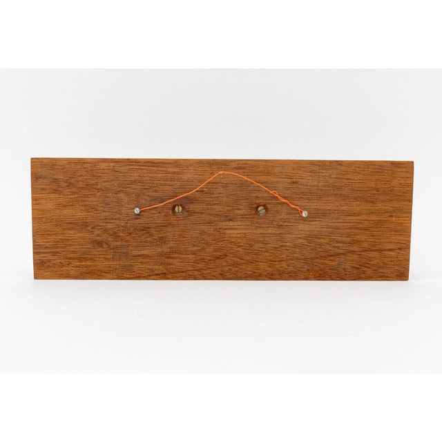 Late 20th Century Vintage Half Hull Carved Wood Ship Model For Sale - Image 5 of 5