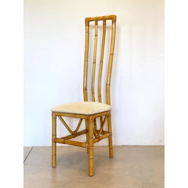 Chairs in Bamboo, 1970s, Set of 4 For Sale - Image 12 of 12