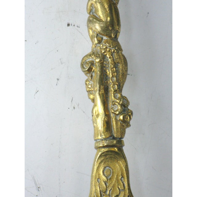 Butter Knife Gilt Bronze Children Antique Victorian For Sale - Image 4 of 16