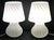 Mid-Century Modern Mushroom Table Lamps in Murano Glass, 1960s, Set of 2 For Sale - Image 3 of 18