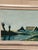 Modern Bengt Hillgrund, Farm by the Lake, 1950s, Oil Painting on Canvas, Framed For Sale - Image 3 of 18