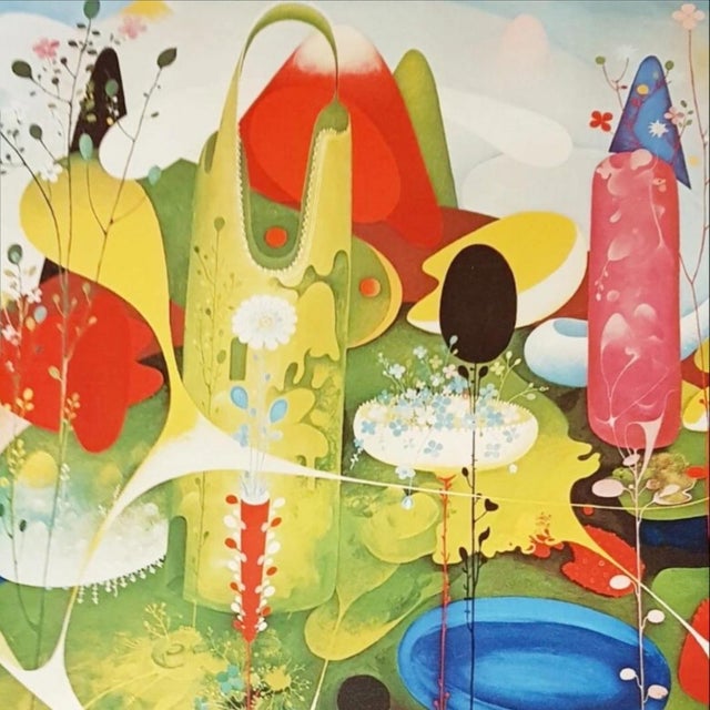 Nauvomski, Lacrime dell'imperatore Samuilo Surrealist Composition, Print on Canvas For Sale - Image 8 of 8