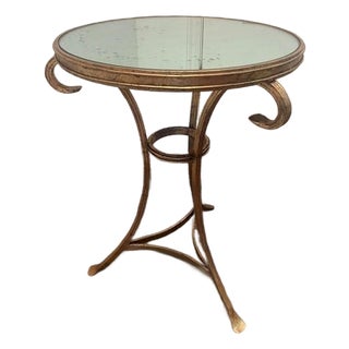 Vintage Neoclassical Style Gueridon Side Table For Sale