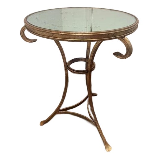 Vintage Neoclassical Style Gueridon Side Table For Sale