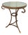 Vintage Neoclassical Style Gueridon Side Table For Sale