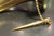 Metal Antique Folding Bouquet Holder Circa 1800 Gilt Brass For Sale - Image 7 of 11