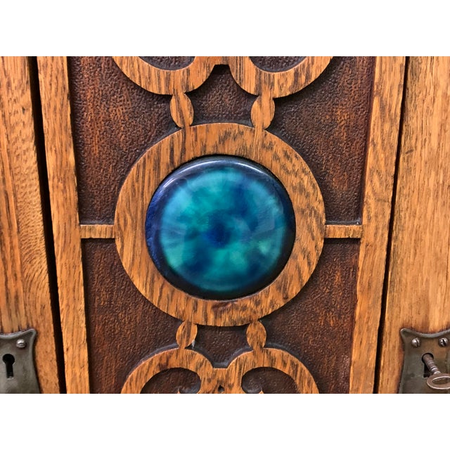 Arts & Crafts Oak Sideboard, 1900s For Sale - Image 16 of 18