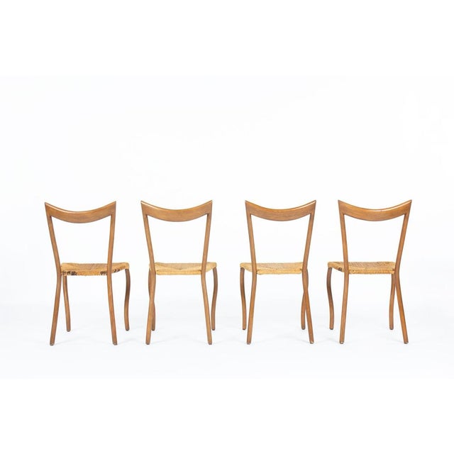 Manila Chairs in Rope and Wood by Val Padilla for Jasper Conran, 1970s, Set of 6 For Sale - Image 11 of 15