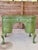 Antique Solid Wood Vanity or Console – Custom Hand-Painted Boho Tropical Décor For Sale - Image 10 of 12