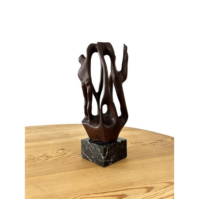 Solid Wood Sculpture, 1960s, in Good conditions. Designed 1950 to 1959