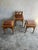 Vintage Rustic Gothic Revival Stools, 1970s, Set of 3 For Sale - Image 9 of 9