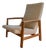Large Scandinavian Armchair with Teak Frame, 1960s For Sale