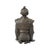 Japanese Artist, Bronze Sculpture of a Japanese Warrior Kneeling Samurai, 1950s, Bronze For Sale - Image 10 of 13