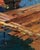 Blue Oil Painting Old Wooden Pier Leading Into the Sea Yuriy Suprunchuk For Sale - Image 8 of 9
