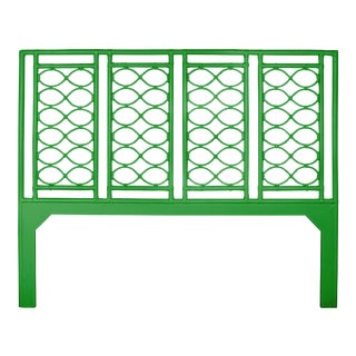 Infinity Headboard King - Bright Green For Sale