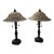 Matching Pair of Traditional-Style Banker/Accent Table Lamps For Sale