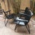 Metal Vintage Three Russel Wright Patio Folding Chairs For Sale - Image 7 of 9