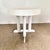 White Vintage Oval Wooden Extendable Table, Netherlands, 1960s For Sale - Image 8 of 12