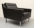 Black Black Leather Armchair, 1960s For Sale - Image 8 of 13