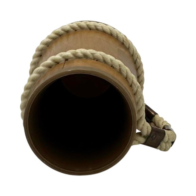 1970s Vintage Cpo Sharkey Mug Don Rickles Estate Nautical Wood Cup Tv Show 1970s For Sale - Image 5 of 7