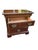 Brown Georgian Style Mahogany Banded Wood Three-Drawer Nightstand For Sale - Image 8 of 16