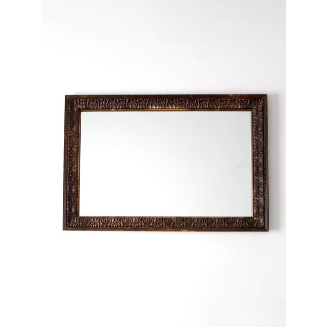 Vintage Hollywood Regency Mediterranean Revival Wall Mirror For Sale - Image 12 of 16