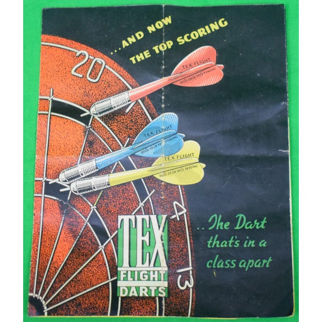 Black Vintage Abercrombie & Fitch Tex Flight Darts Box For Sale - Image 8 of 8