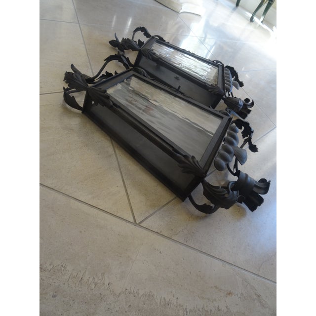 French Vintage Outdoor Sconces From Dennis & Leen - Attributed For Sale - Image 3 of 7