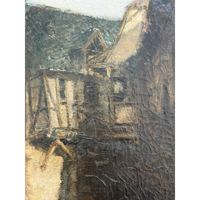 Anonimo, View of Mudejar Architecture in Granada, 1880, Oil on Canvas For Sale - Image 7 of 14