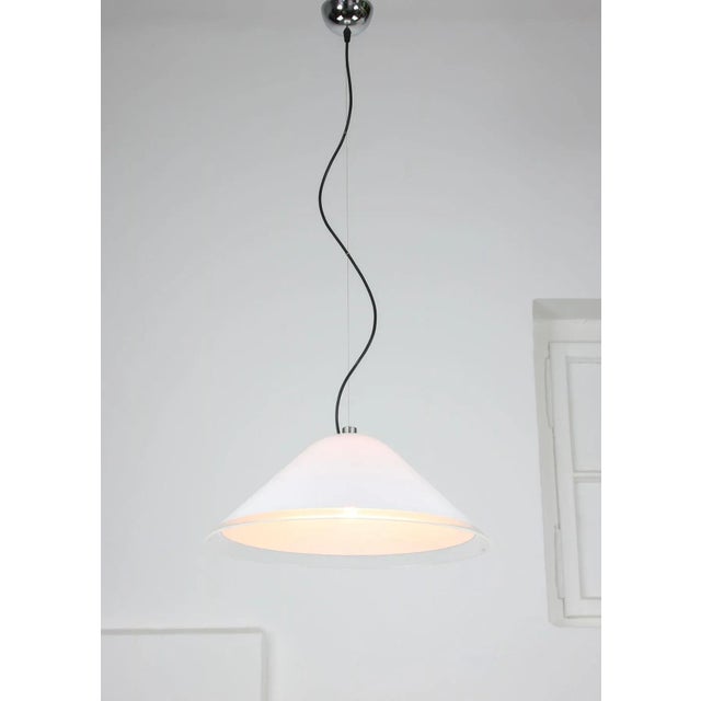 Vintage Space Age Pendant Lamp from Guzzini & Meblo, 1970s For Sale - Image 4 of 16