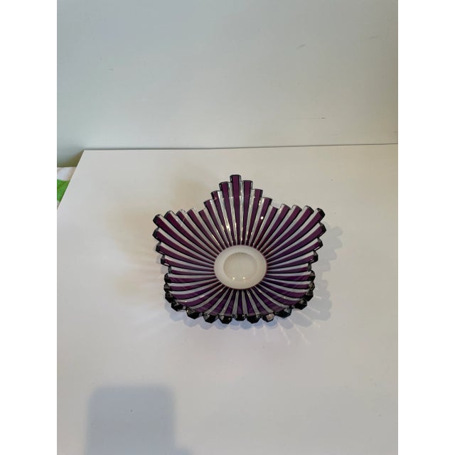 Postmodern Amethyst Bowl Dish For Sale - Image 4 of 7