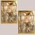 Crystal Glass Wall Light Fixtures from Bakalowits & Söhne for Kinkeldey, 1970s, Set of 2 For Sale - Image 3 of 13