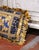 Pair of 18th Century French Aubusson Tapestry and Velvet Bolster Pillows For Sale - Image 4 of 8
